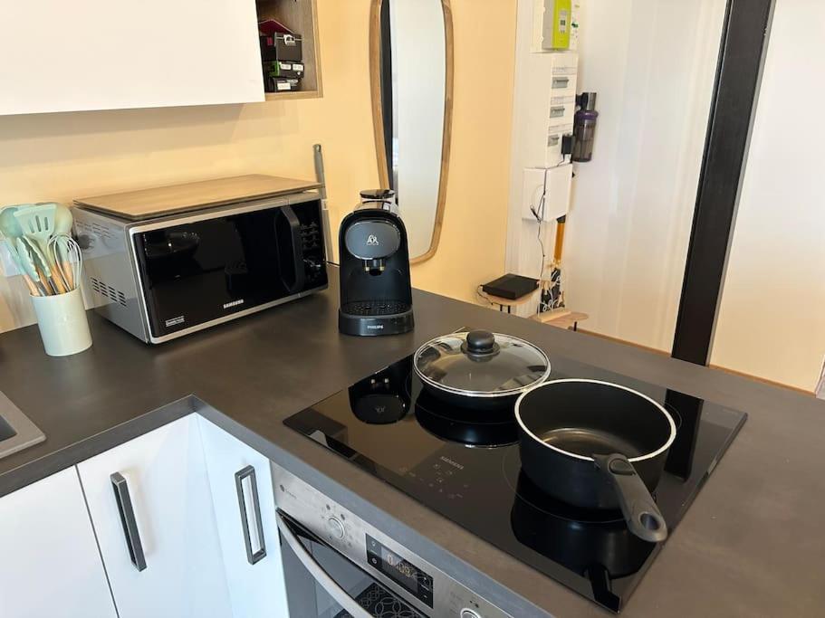 Appartement Moderne Avec Jardin Et Parking Vannes Extérieur photo