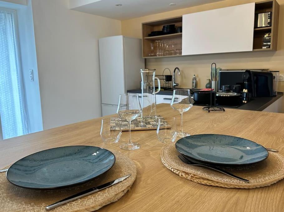 Appartement Moderne Avec Jardin Et Parking Vannes Extérieur photo